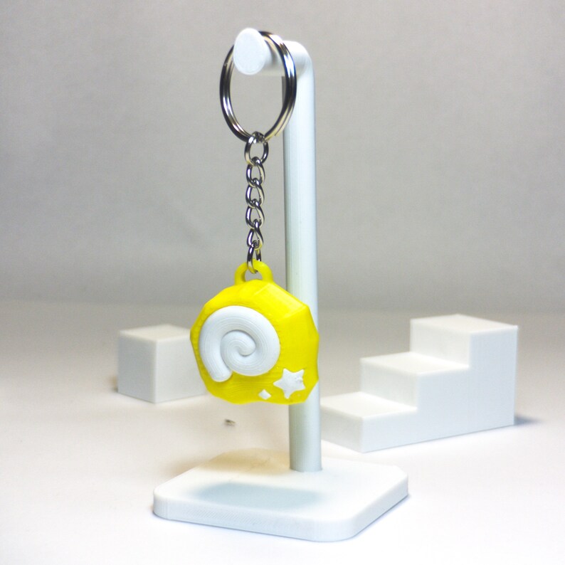 Animal Crossing inspired Fossil Keychain