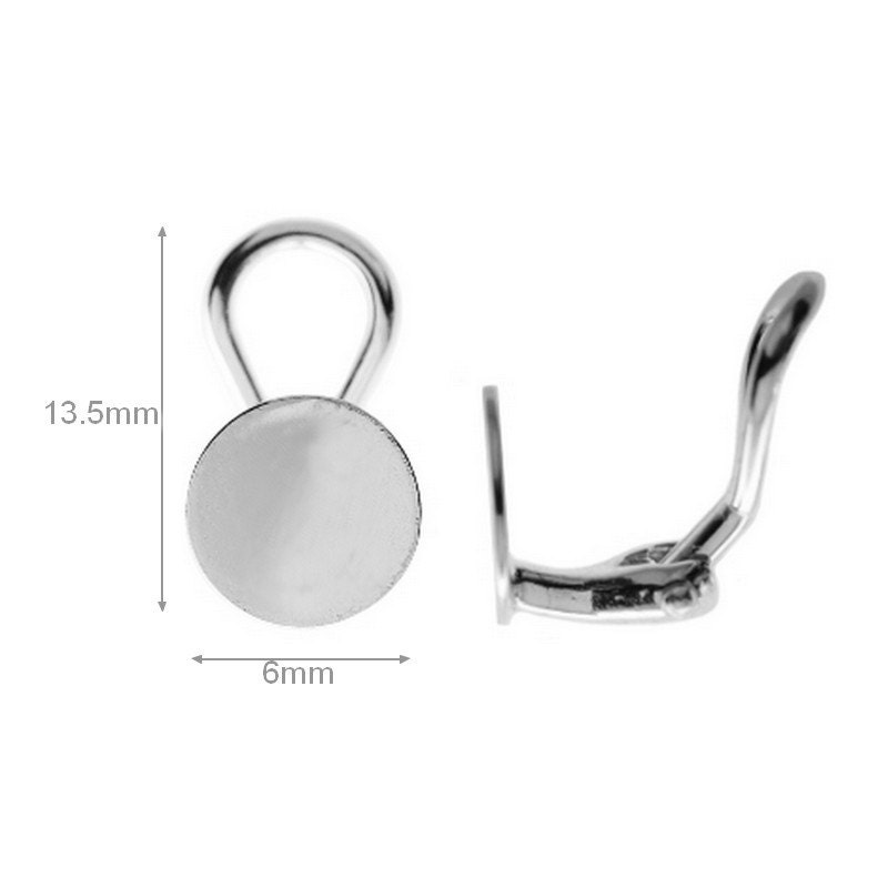 VILLCASE 6pcs Clip-on Earring Findings Rubber Earring Backs Earring Making  Supplies Earring Backs for Studs Earring Hooks Clip on Earrings Women