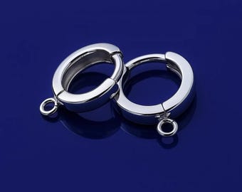 Sterling Silver 925 Lever Back Hoops Nickel Free Jewelry Making Findings Earrings