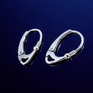 Lever Back Ohrringe Zubehör Sterling Silber 925 Schmuck machen DIY Komponenten