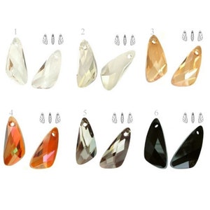 6690 Swarovski Crystals Wing 39mm perfect for pendants jewelry supplies crystals