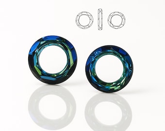Swarovski Crystal 4139 Round Donut Cosmic Ring 14mm, 20mm and 30mm 