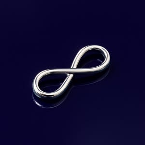 24k Vermeil Infinity Charm Sterling Silver Bracelet Connector