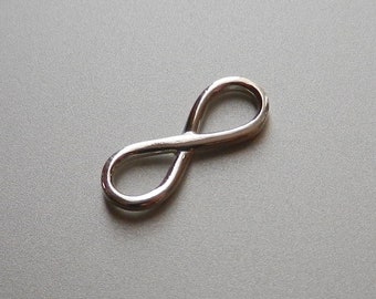 Sterling Silber Charm Silber Infinity Charm Charms für Armband Schmuckherstellung Infinity Charm Silber 925 Zubehör