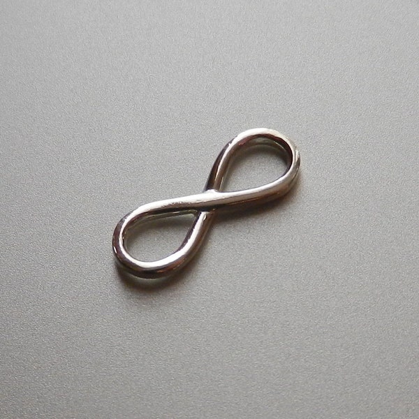 Sterling Silver Charm Silver Infinity Charm Charms pour bracelet Bijoux Making Infinity Charm Silver 925 Fournitures