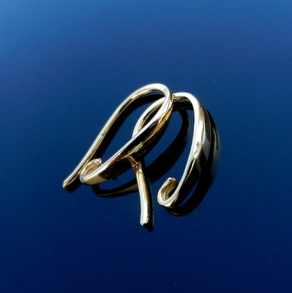 24k Gold Over Sterling Silver Hook Earrings Small Finding Elegant