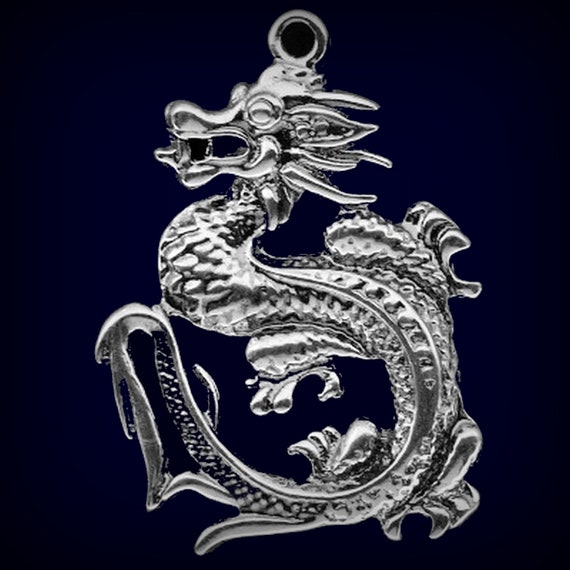 CELESTIA Collana Donna Uomo Con Ciondolo Drago – Argento Sterling 925, Gioiello Gotico Fantasy, Con Catena 45 Cm, Scatola Regalo