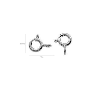 Sterling Silver Clasps Ring Clasps Smal 6mm 925 silver findings supplies findings