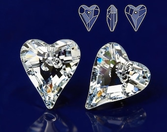 6240 Wild Heart-hanger 17 mm kristallen van Swarovski® Jewelry Supplies