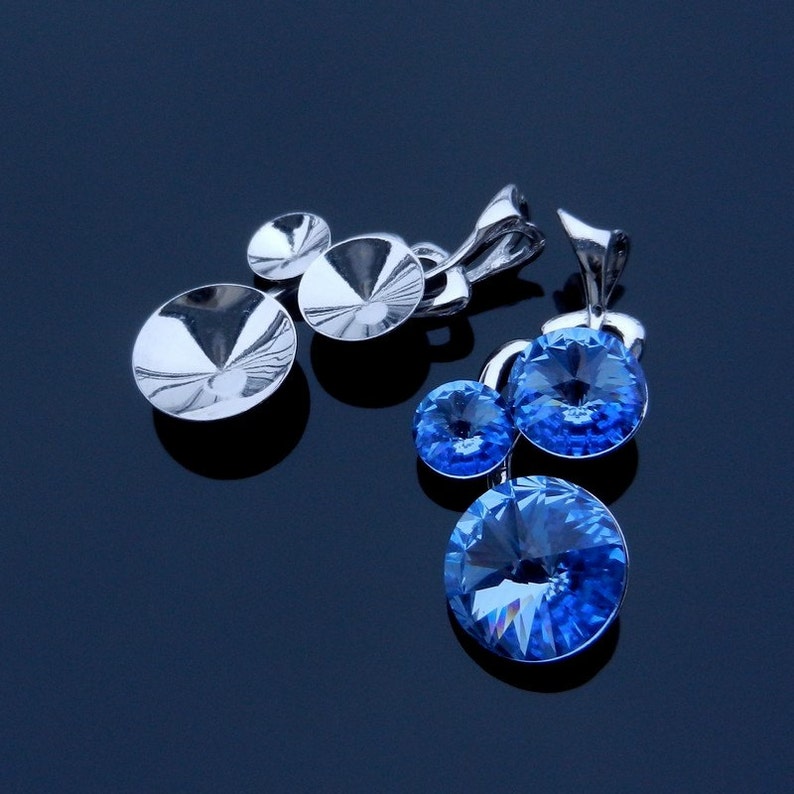 Set Di Gioielli In Argento Sterling 925 Con Cristalli Di – Rivoli – Orecchini Da Donna – Collana Con Ciondolo – Gioielli Per Donna Con Confezione Regalo (Colorado - Foto 10