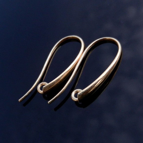 Vermeil Leverback Hoop Earrings, 24k Gold over Sterling Silver, Nickel-Free Hooks
