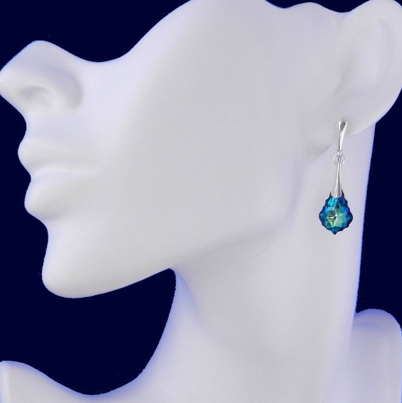 Sterling Silver Lever Back Earrings With Pinch Bail for Etsy