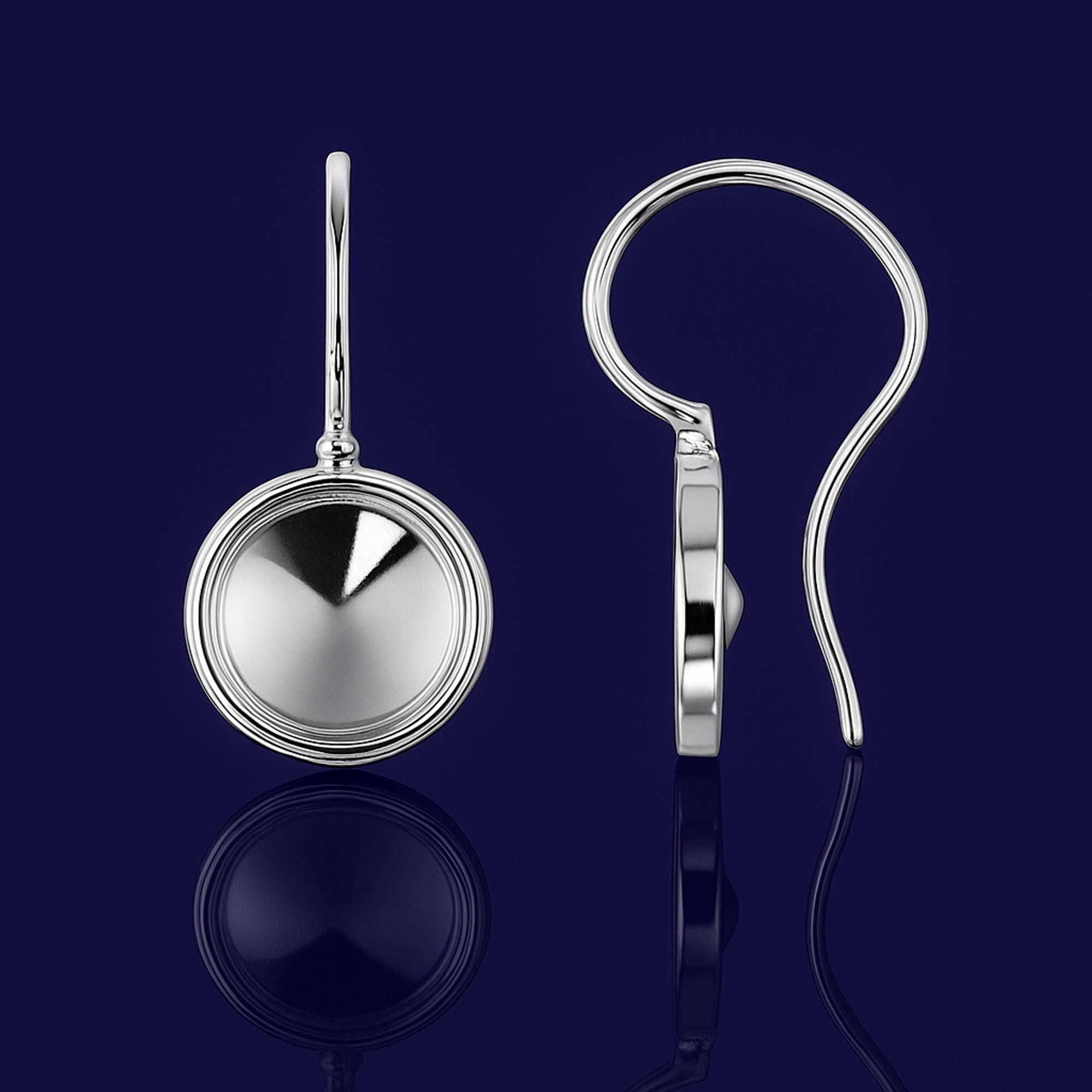 2x Orecchini In Argento 925 A Molla 11x17mm - Foto 5