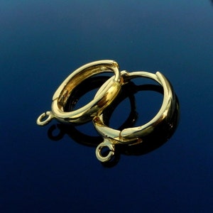 Vermeil 24k Gold Over Sterling Silver Earring Silver Lever Back Ear Hooks Wires Findings Jewelry Making