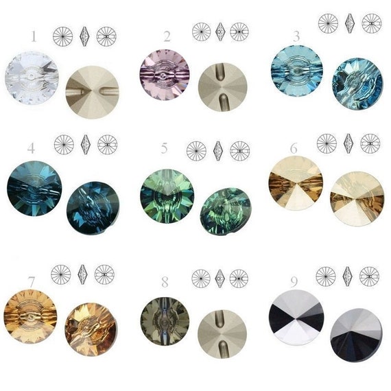 Gastvrijheid web Gang 3015 Swarovski Crystal Buttons 16mm Jewelry Supplies Crystals - Etsy