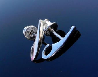 Sterling Silver Earring Posts with Loop Gold Rose Gold Stud Connectors DIY Jewelry Findings
