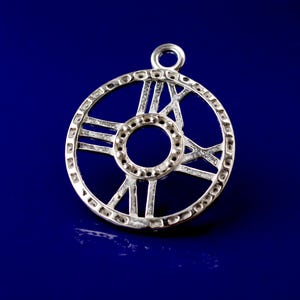 Sterling Silver Charms Clock