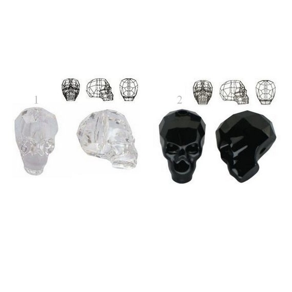 swarovski skull bead