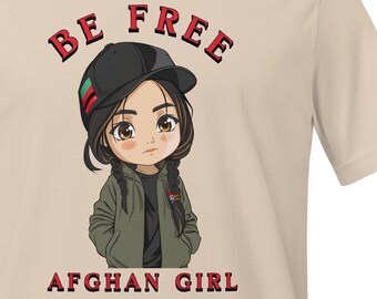 Niña afgana que es realmente libre - Los derechos de las mujeres vienen por elección - Decide por tu libertad - Regalo unisex Afganistán Hombres Ropa de mujer