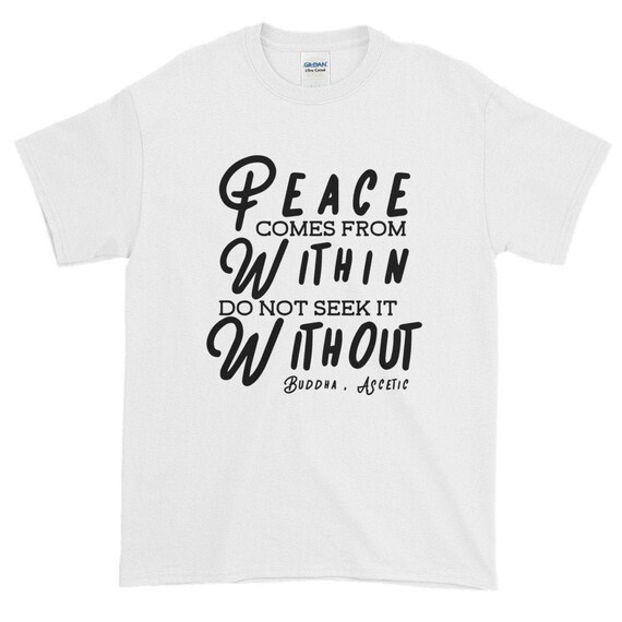 Men S Buddha Historical Quote Buddhism Religion Peace Etsy