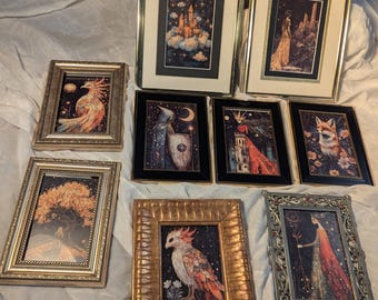 Kids Fantasy Bedroom Framed Print Set