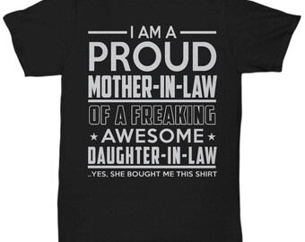 Proud Mother-In-Law T-Shirt, Daughter-In-Law Gift