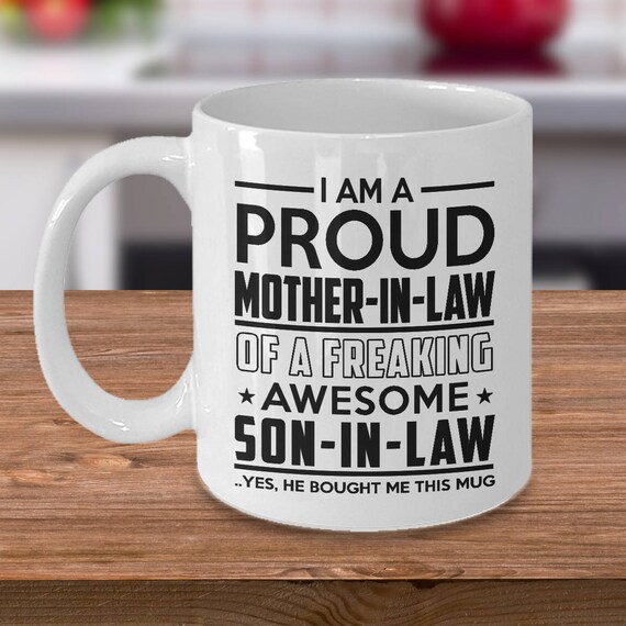 awesome mother in law mug