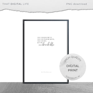 SIX, Musical Theatre quote, printable art, queens, west end, broadway, fan art, quote, song lyrics, instant download art, stagey, dramatic