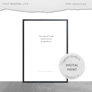 Seussical The Musical, Musical Theatre quote, printable art, west end, broadway, fan art, quote, song lyrics, instant download art