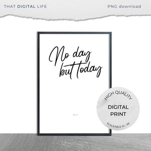 RENT, Musical Theatre quote, printable art, west end, broadway, fan art, quote, song lyrics, instant download art