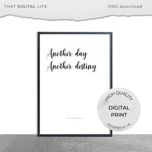 Les Miserables, Musical Theatre quote, printable art, one day more, west end, broadway, fan art, quote, song lyrics, instant download art