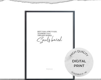 Company Musical Theatre Quote Print, Souls Bared (Digital Download)