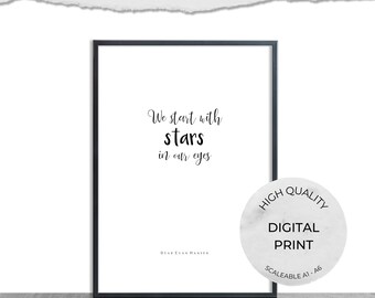 Dear Evan Hansen Lyrics Print, Musical Theatre Art (Digital Download)