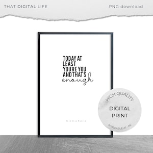 Dear Evan Hansen, Musical Theatre quote, printable art, enough, west end, broadway, fan art, quote, song lyrics, instant download art