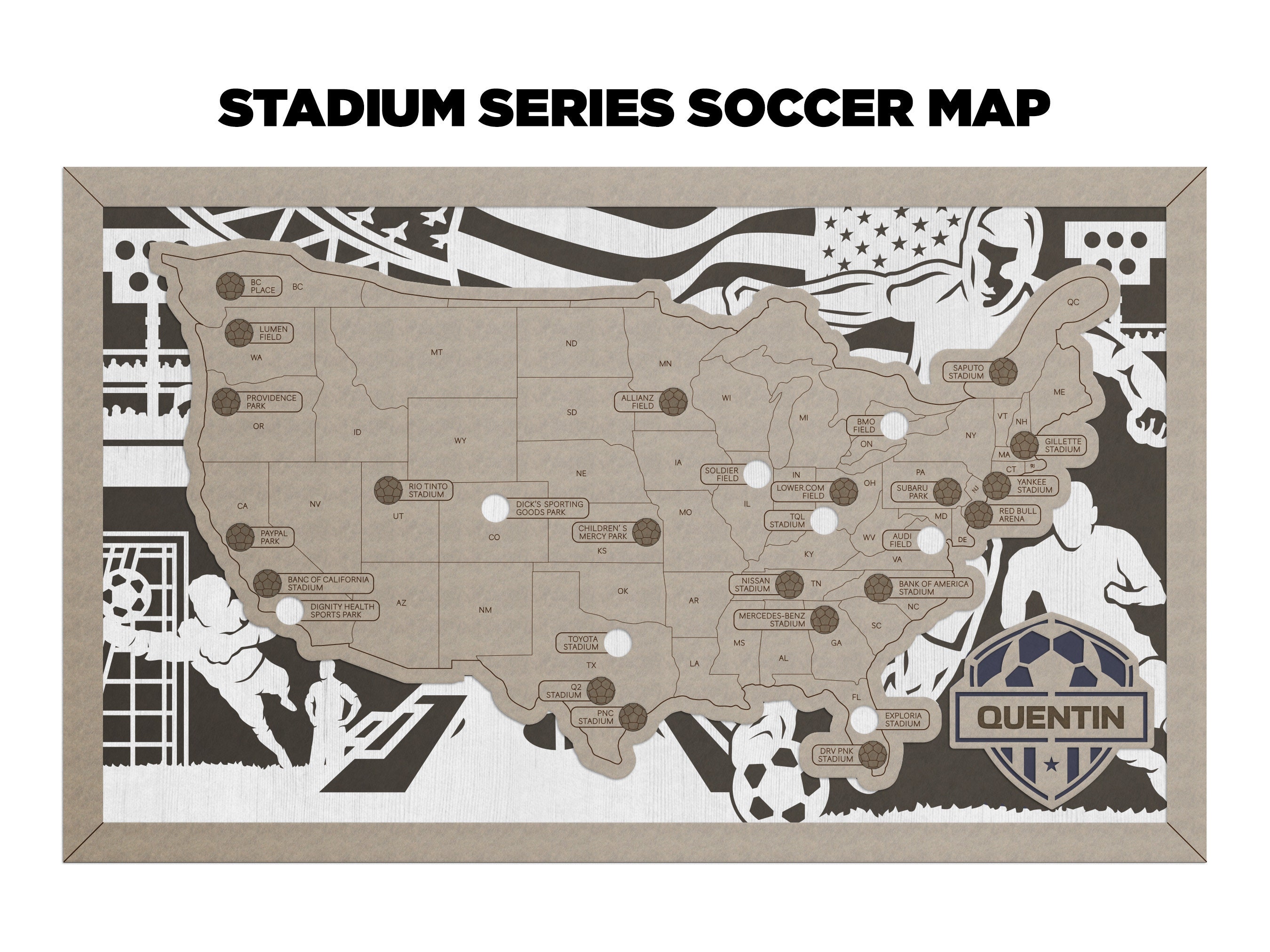 Custom Soccer Stadium Map Soccer Stadium Map Pro Soccer Etsy