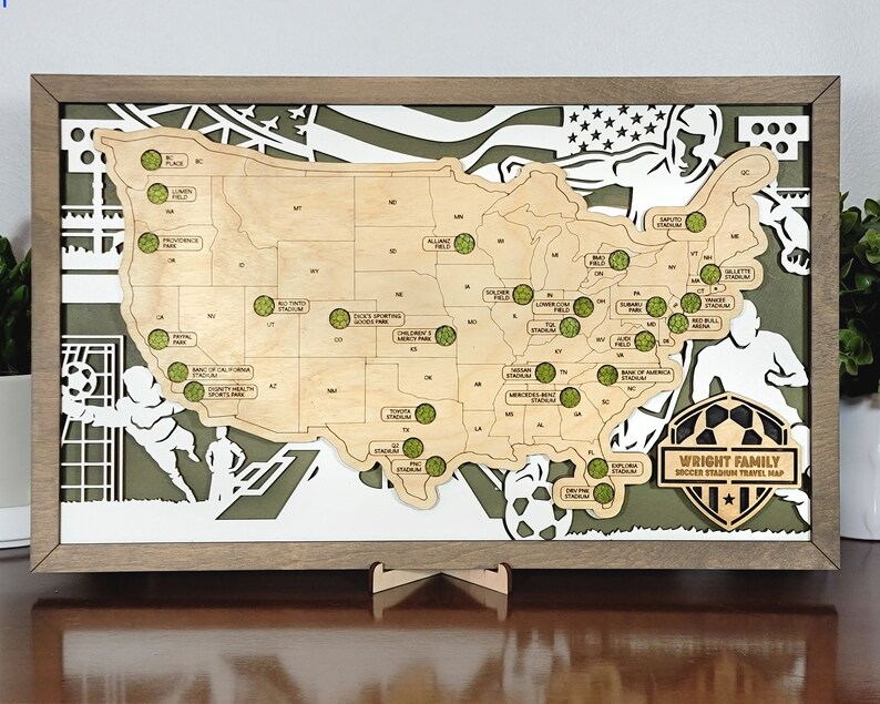 Custom Soccer Stadium Map Soccer Stadium Map Pro Soccer - Etsy