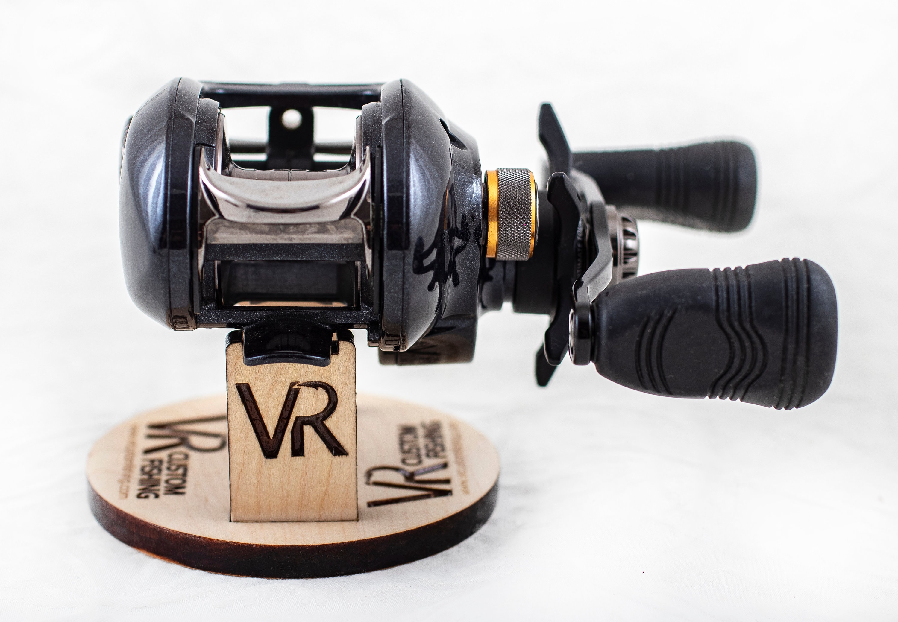 Maple Wood Custom Fishing Reel Display Stand for Collectors Etsy