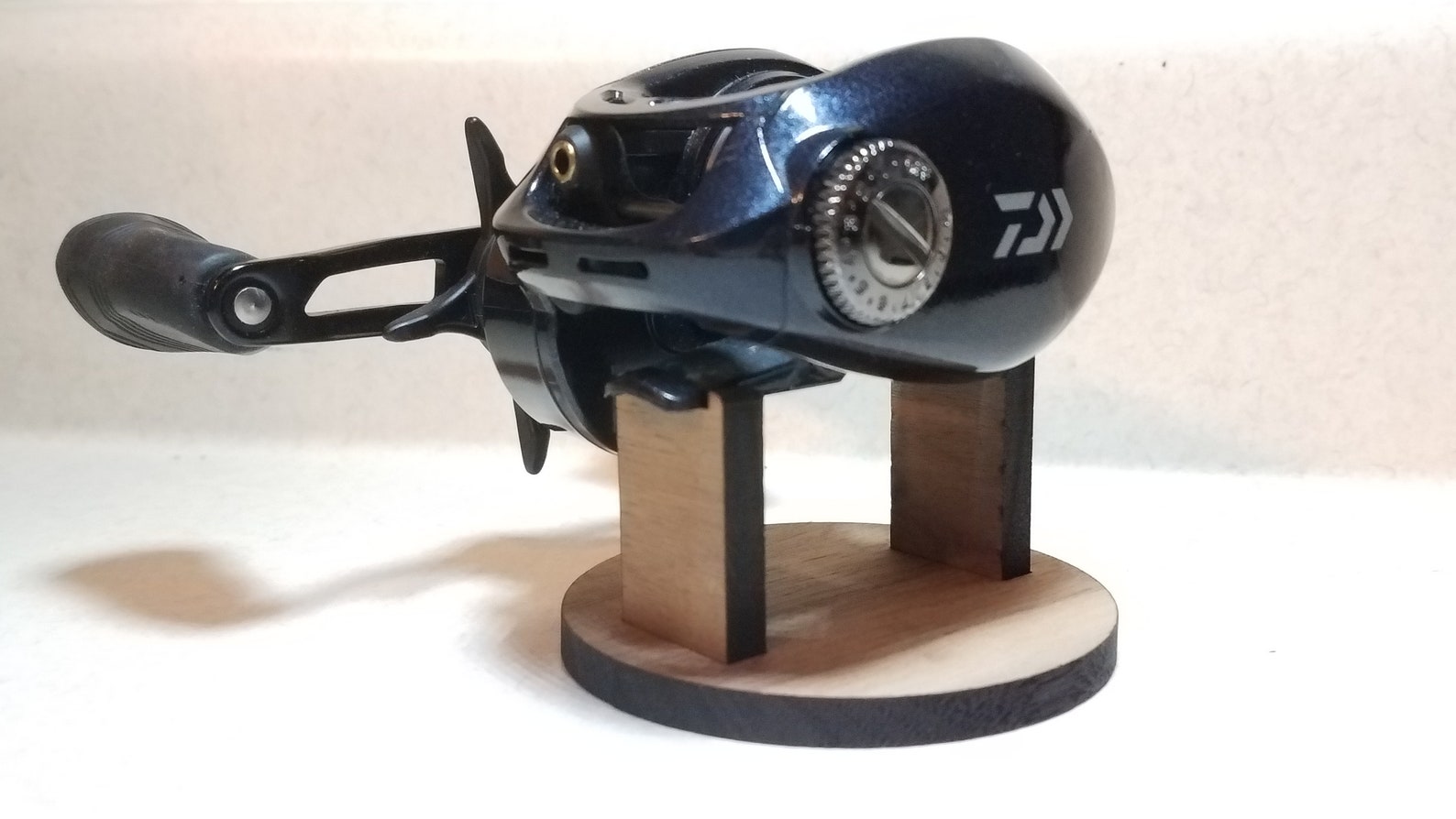 Maple Wood Custom Fishing Reel Display Stand for Collectors Etsy