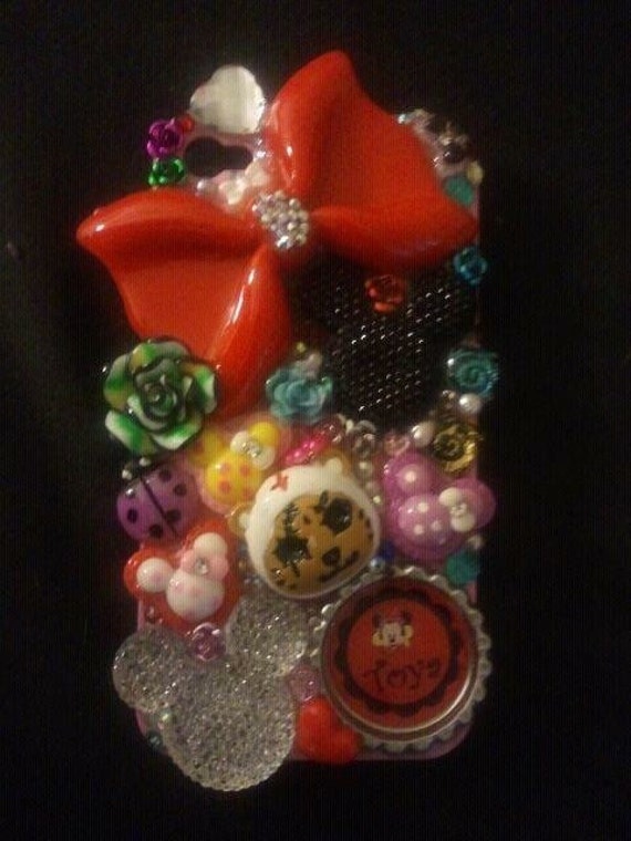 Items similar to Custom bling rhinestone phone cases on Etsy