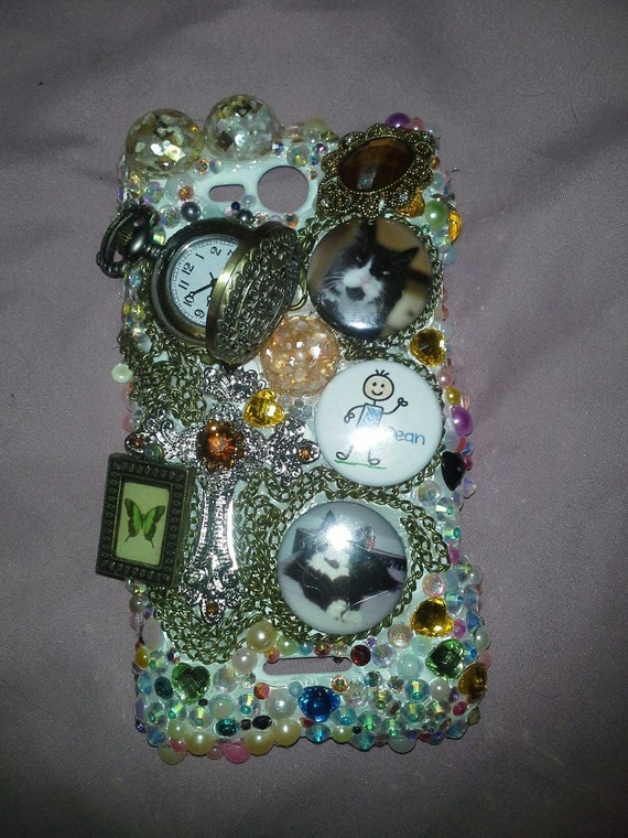 Items similar to Custom bling rhinestone phone cases on Etsy