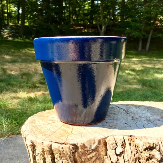 Pot De Fleur En Terre Cuite De 6 Pouces Peint à La Main
