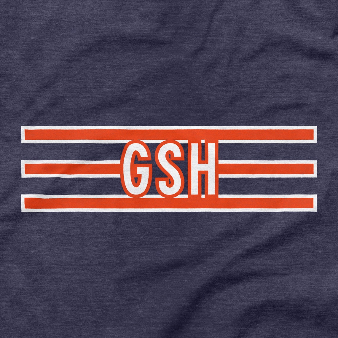 GSH Shirt Chicago Bears Jersey Inspired George Stanley Halas - Etsy
