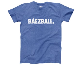 Báezball T-Shirt, Chicago Cubs 'El Mago' Blue Tee