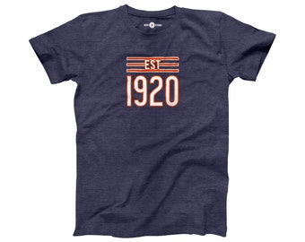 Chicago Football T-Shirt • Est. 1920 Vintage Style