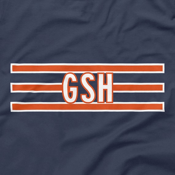 Chicago Bears Shirt GSH Logo Navy Blue 