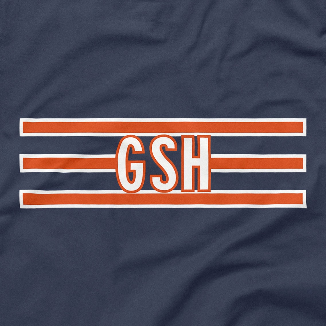 Chicago Bears Shirt GSH Navy Blue Size XS S M L XL 2XL 3XL 4XL | Etsy