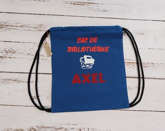 Sac à dos personnalisé pour bibliothèque