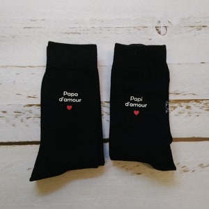 chaussettes papa papi d'amour image 1