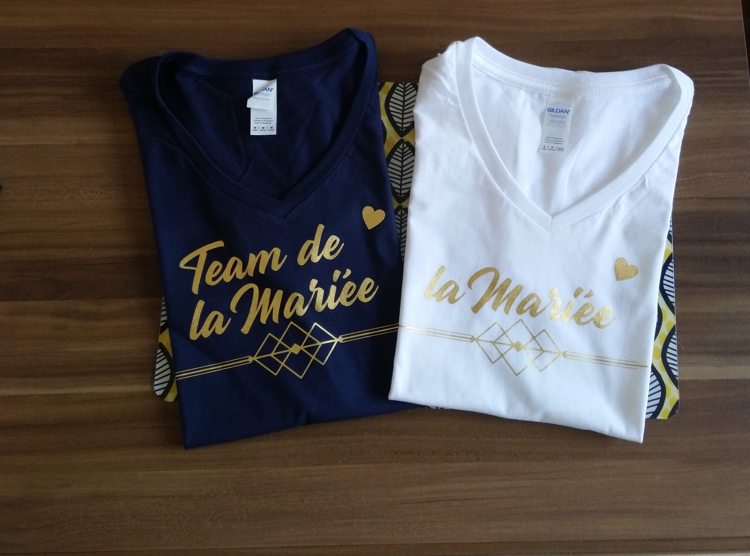 Custom Tshirts Bride Team & The Bride - many sizes and colors