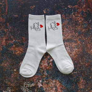 Chaussettes Team Bride personnalisées image 1